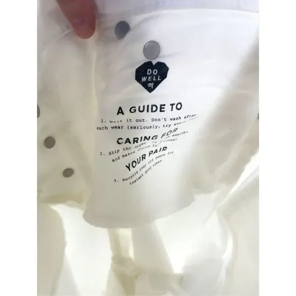 Madewell The Perfect Vintage Crop Jean in Tile White: Button-Front Edition 25 - Picture 10 of 13